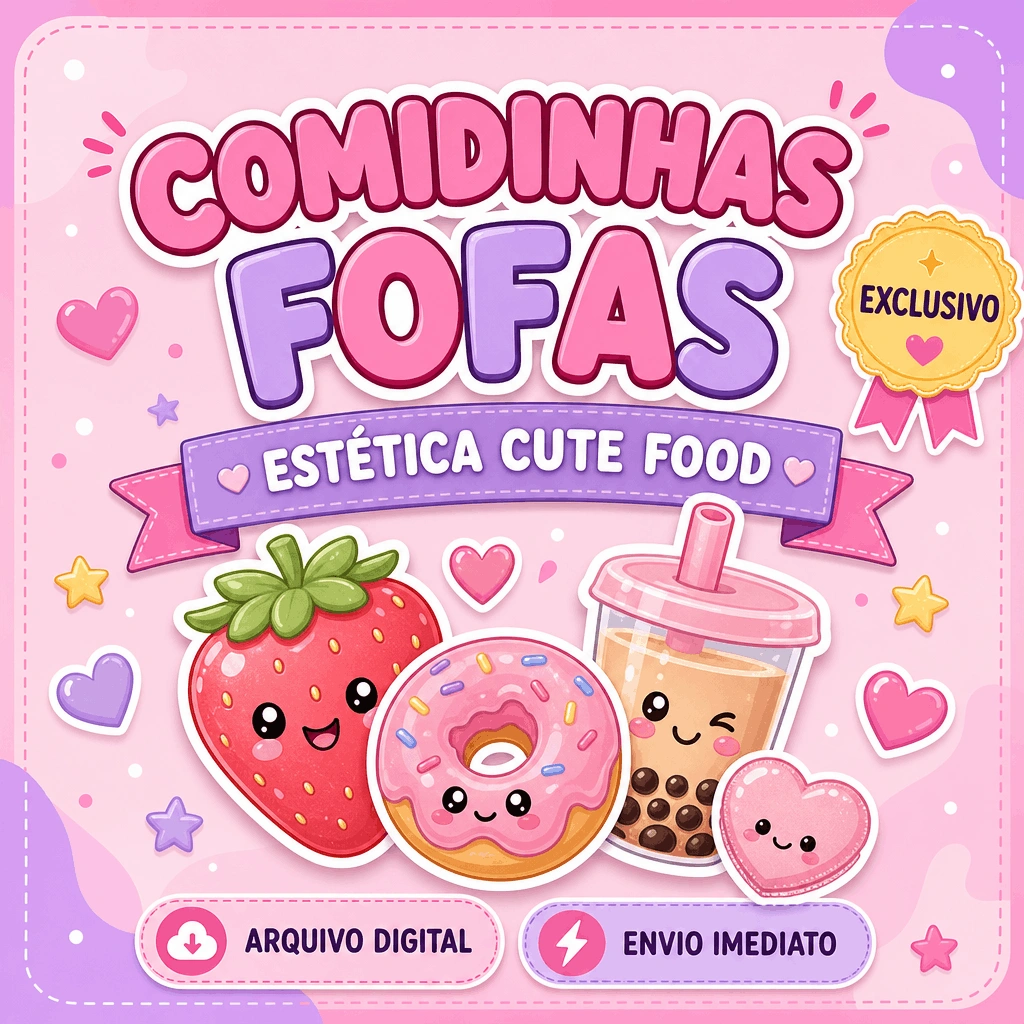 Pack Frutinhas & Comidinhas Fofas